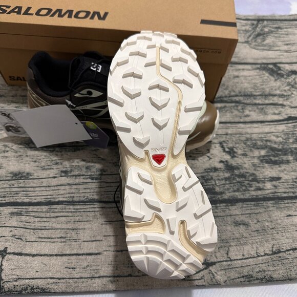 Salomon Xt-6 Recut Series Sneakers, Black And Brown - Picture 5 of 7